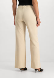 Jessie Wide Leg Pants | Light Beige