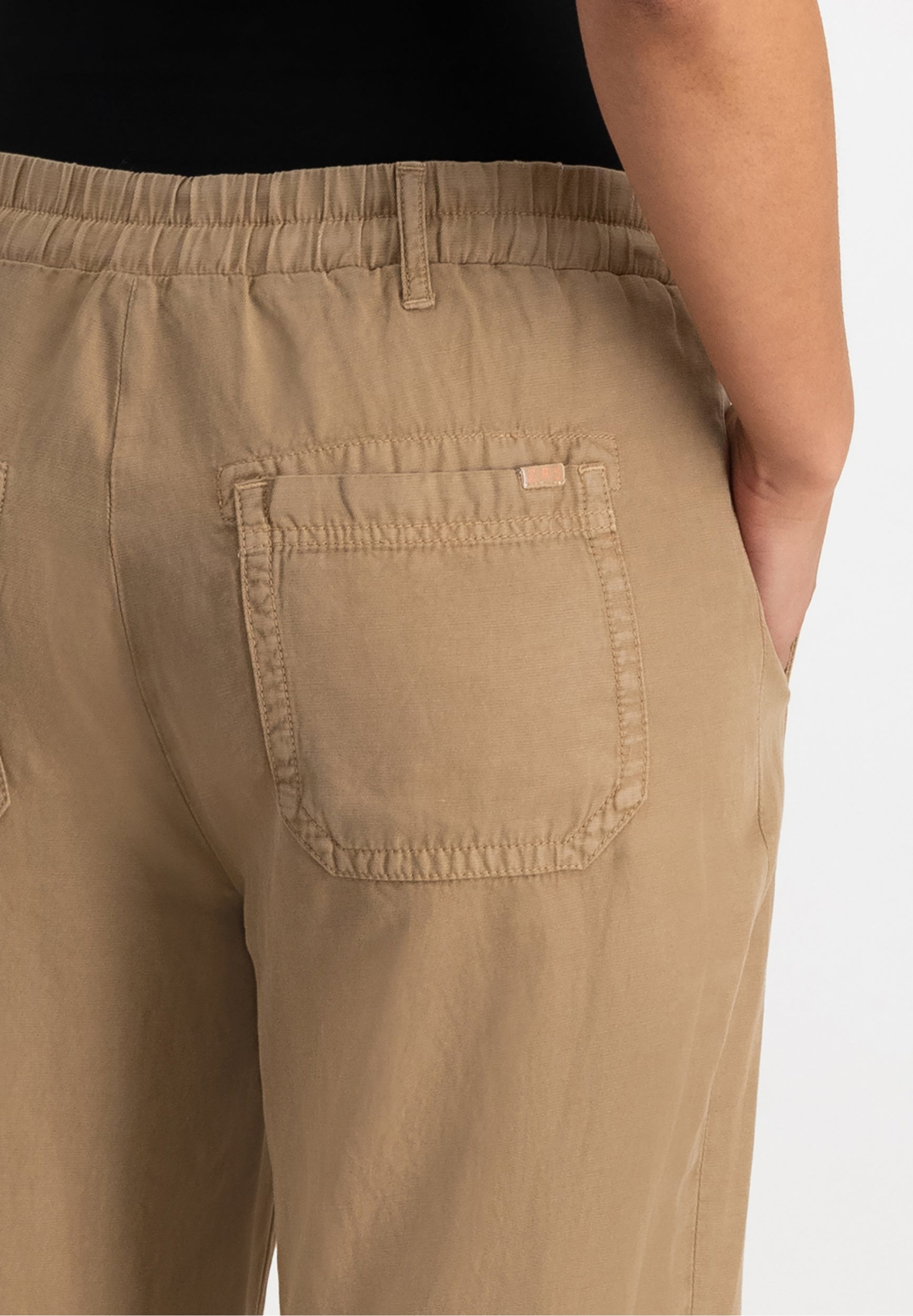 Joggie Cropped Pants | Soft Suede