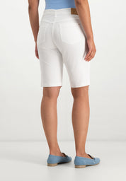 Sarah Bootcut Shorts | Optical White