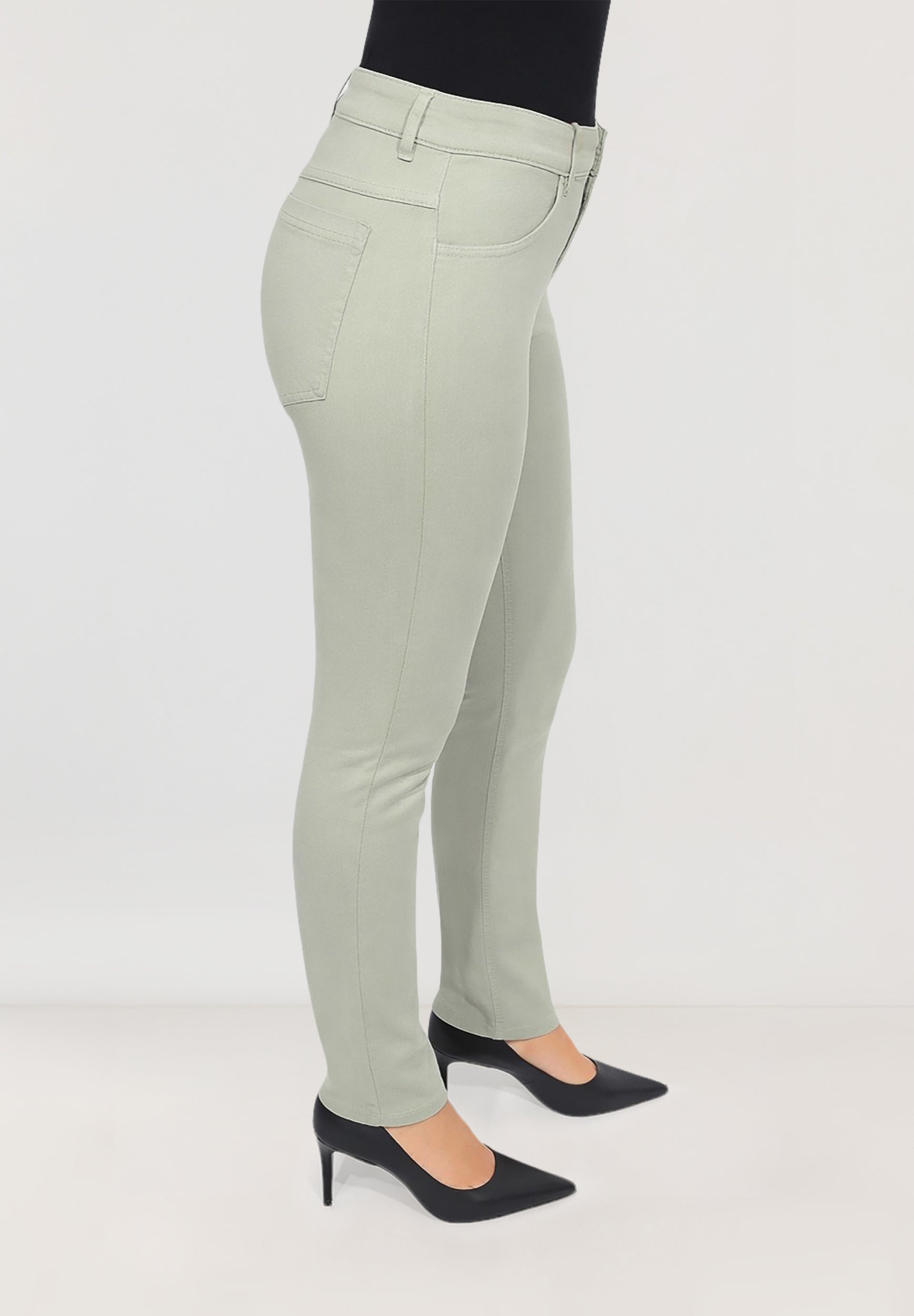 Twigie Shape-On Skinny Legging Jeans | Moss